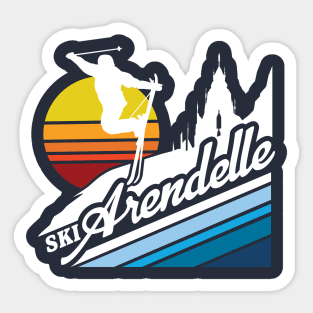 Ski Arendelle Sticker